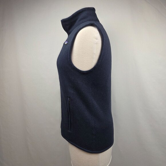 Patagonia Better Sweater Fleece Full Zip Vest Navy Blue Small - Picture 8 of 13